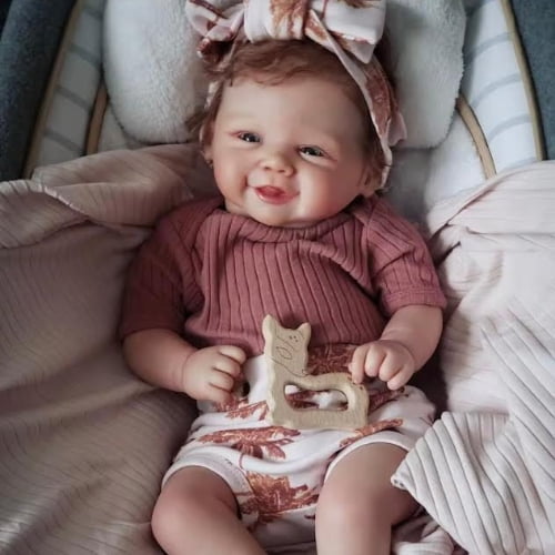 Genérica - Muñeca Reborn Bebe Realista Cuerpo De Algodón 50cm