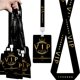 thumbnail image 1 of Cordones para gafetes LBLNUGURI 30 unidades negro y dorado, 1 of 7