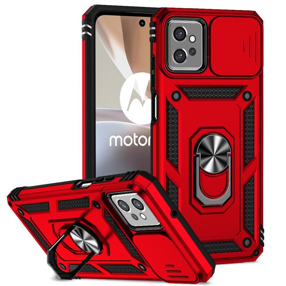 Estuche Gangxun Para Motorola Moto G32, Soporte Giratorio 360°, Estilo Mecánico Y Magnético