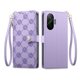 thumbnail image 1 of Funda Billetera con Cierre para [Xiaomi Poco F7] con Tarjetero, Soporte y Correa de ManoMorado, 1 of 5