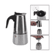 thumbnail image 5 of Cafetera Italiana Expresso Maker 6 Tazas Plateada Acero Inox, 5 of 6
