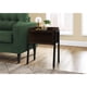 thumbnail image 2 of Mesa auxiliar Monarch Specialties I 3593 de metal, café y negro, 2 of 9