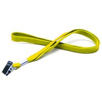 Puntostore - Pack 100 Cintas Porta Credencial Amarillo Apretador - Ps