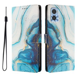 Foxdock Funda Tipo Cartera Para Motorola Moto E22/E22I Con Soporte Y Correa – Diseño De Patrones Lindos