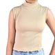 thumbnail image 3 of Top Acanalado Mujer Polera Sin Manga Cuello Alto Fashion 1001, 3 of 4