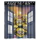 thumbnail image 1 of Cortina de ducha de Doctor Who, juego de cortina de baño con ganchos, tamaño 66 x 72 pulgadas, 1 of 3
