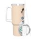 thumbnail image 3 of Teeny y Tiny Vaso aislado de acero inoxidable con asa, diseño temático, regalo para familia, amigos y fans; incluye pajita y encaja en el portavasos estándar, 40 oz, 3 of 6