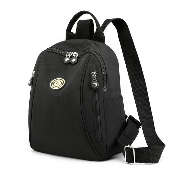 Light Student Backpack Fashion Woman Backpack Waterproof Nylon Soft Handle Solid Multi-pocket Travel Zipper Feminina School Bags