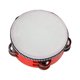 thumbnail image 5 of Panderetas De Mano De Madera Percusión De Jingles De Metal Para Adultos De Fiesta De Iglesia 6 Pulgadas Rojo, 5 of 5