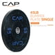 thumbnail image 2 of Plato protector olímpico CAP Barbell Economy, 45 lb/20,41 kg, negro, 2 of 6