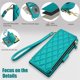 thumbnail image 5 of Para Samsung Galaxy A36 /A56 5G Funda Tipo Cartera con Bloqueo RFID, Funda de Teléfono Tipo Bolso Cruzado con 9 Ranuras para Tarjetas, Bolsillo con Cierre y Correa Desmontable, Verde, para Galaxy, 5 of 9