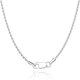 thumbnail image 1 of Collar Cadena Trenzada Jewlpire Baño de Oro 18K Plata 925, 1 of 3