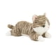 thumbnail image 3 of Lindo Gato De Peluche De Juguete Gato A Rayas Animal De Peluche Para El Día De San Valentín Sofá Regalos Gris, 3 of 5