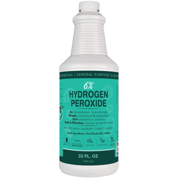 Solución de peróxido de hidrógeno MAXTITE 6% 946 ml grado alimenticio