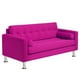thumbnail image 2 of Sofa Retro 3c Felpa 12 Fucsia, 2 of 6