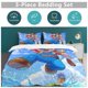 thumbnail image 5 of Super Mario 3-Piece Comforter Set for Bedroom Super Mario Bedding Set for Kids Adults Soft Microfiber Duvet Cover Set with Zipper Closure, 5 of 5