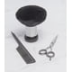 thumbnail image 4 of Plumero para cuello: cepillo de peluquería y salón para eliminar el vello suelto del cuello y las orejas después del corte de pelo. Uso profesional y doméstico. Cerdas de nailon suaves. Base vertical., 4 of 5