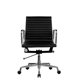 thumbnail image 1 of Silla Oficina Ejecutiva Aluminium Media Negro, 1 of 2