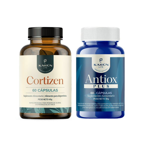 Pack Cortizen + Antiox plus 120 Cap Karun Life