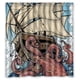 thumbnail image 1 of Cortina de ducha con diseño de pulpo y barco, con ganchos, 167 x 183 cm, 1 of 3
