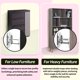 thumbnail image 4 of Anclajes para muebles RORMGO, antivuelco, a prueba de bebés (6 paquetes), 4 of 8