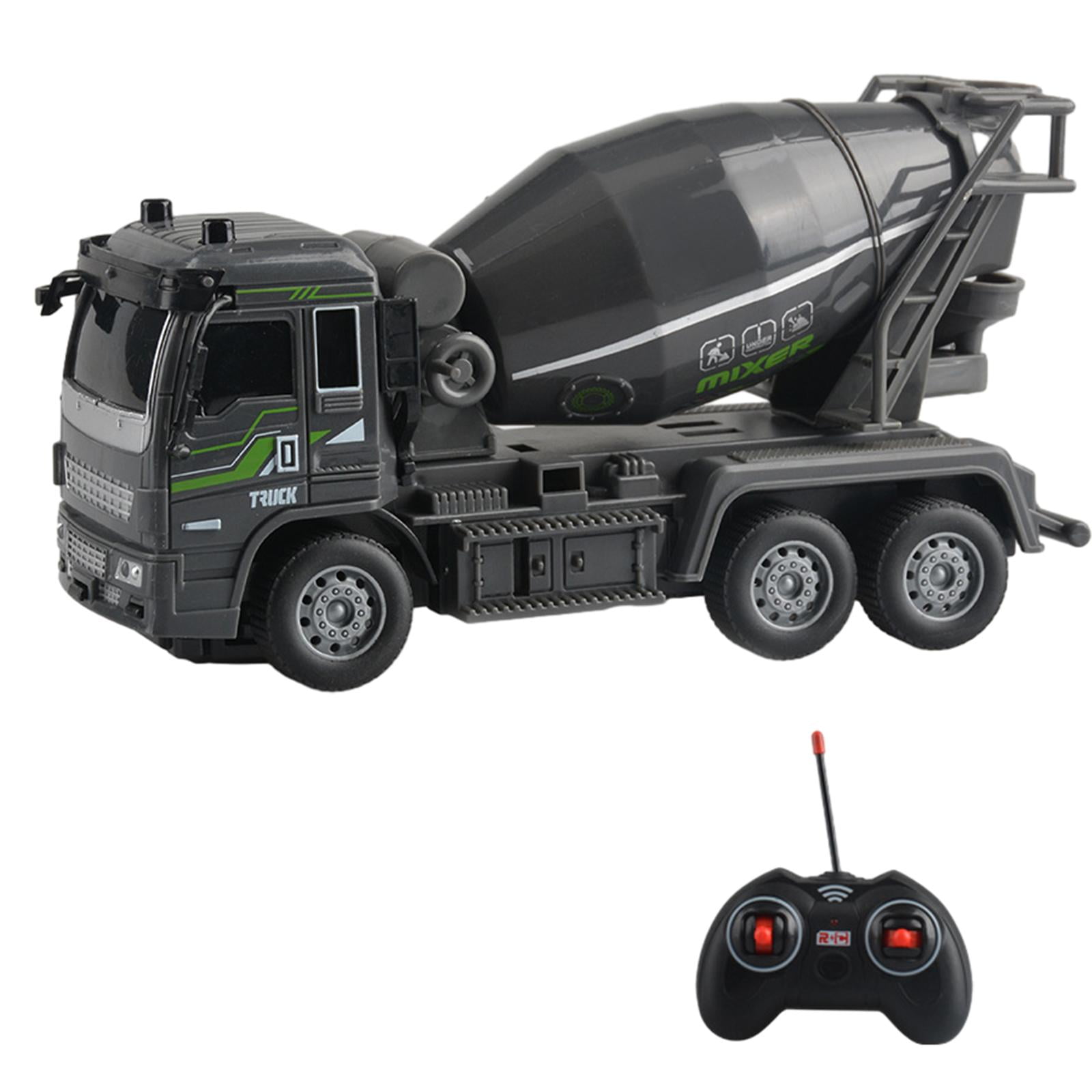 Magideal - Coche De Juguete Modelo De Construcción Eléctrica 1:32 Rc Camión De Ingeniería Juguetes Educativos Regalos De Cumpleaños Camión De Control Remoto Para Mezclador De Ingeniería