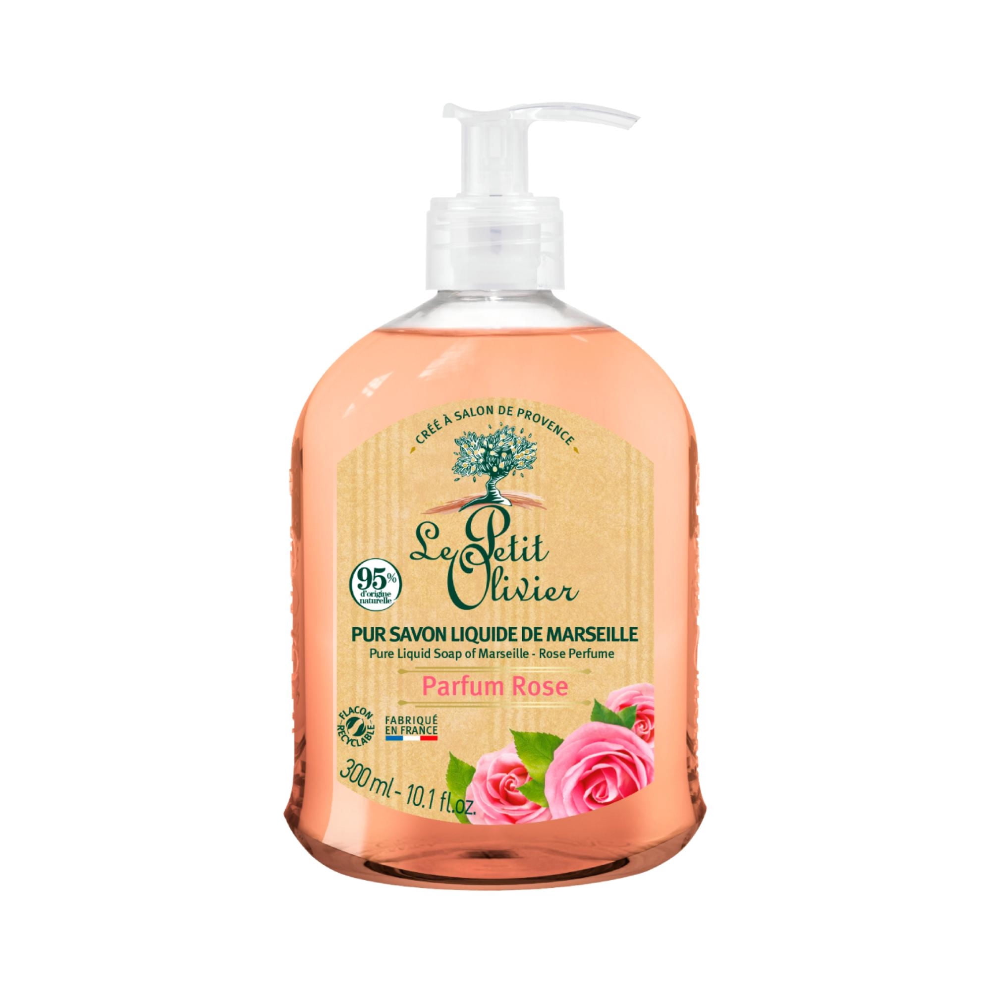 Jabón Le Petit Olivier Liquido De Marsella Rosa