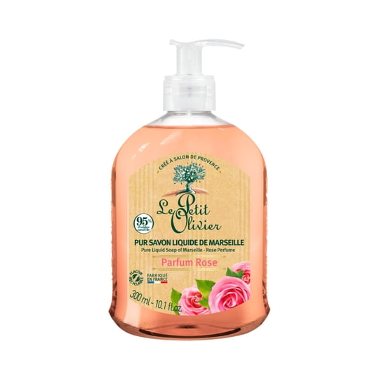 Jabón Le Petit Olivier Liquido De Marsella Rosa