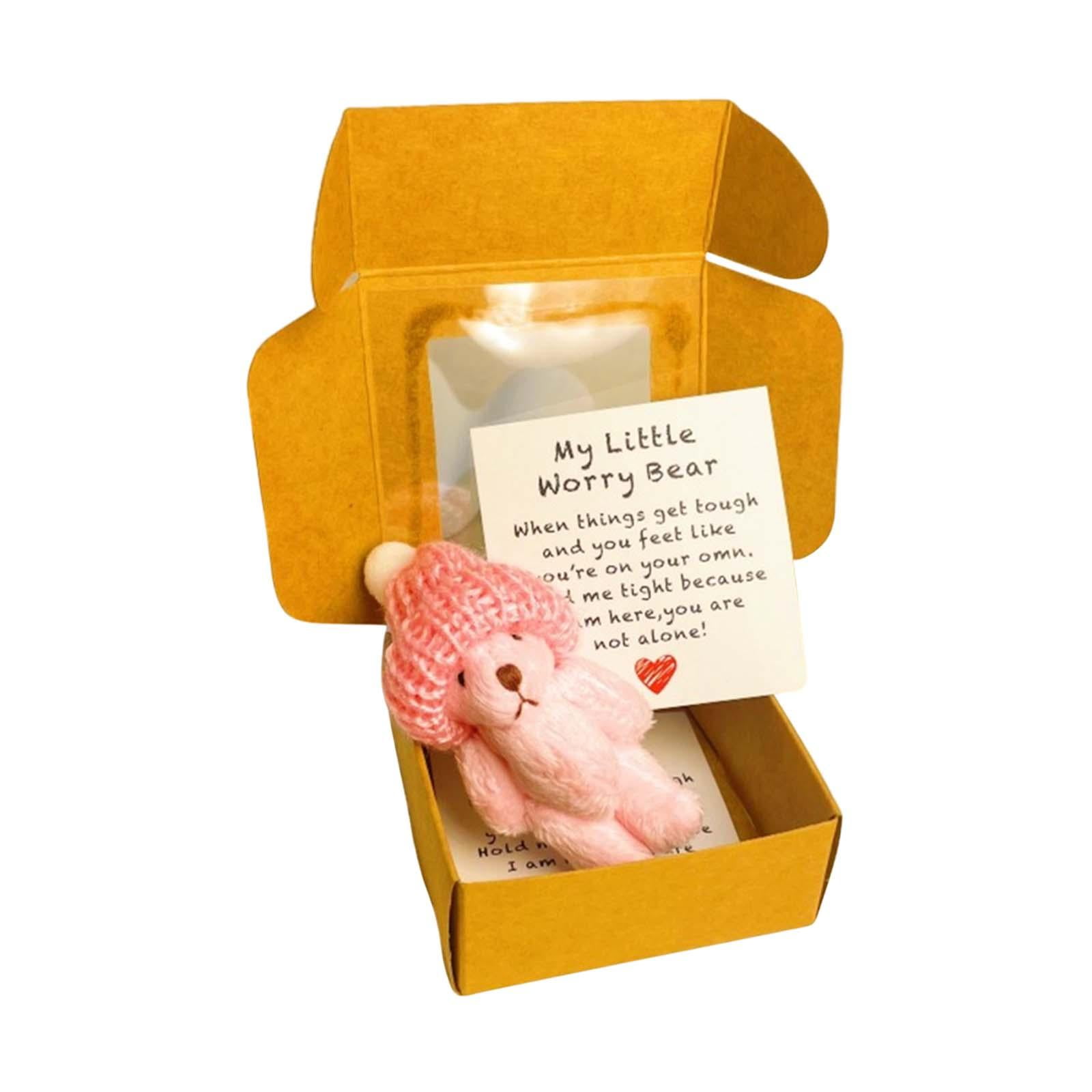 Magideal - Pequeño Juguete De Peluche En Forma De Oso, Lindo, Suave Y Tierno Mini Juguete De Peluche Como Recompensa Para La Fiesta De Graduación O La Escuela. Rosa