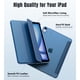 thumbnail image 3 of Funda TimoVo para iPad Air de 11 pulgadas, parte trasera translúcida, azul abismo, 3 of 9