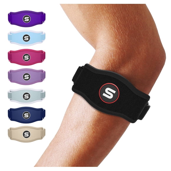 Codera con forma de estrella de tenis para hombre y mujer, color negro