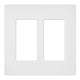 thumbnail image 1 of Placa de pared Lutron SC-2-SW de 2 módulos, acabado satinado, color blanco, 1 of 6