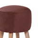 thumbnail image 2 of Pouf Nantes Tela Velvet Chocolate, 2 of 3