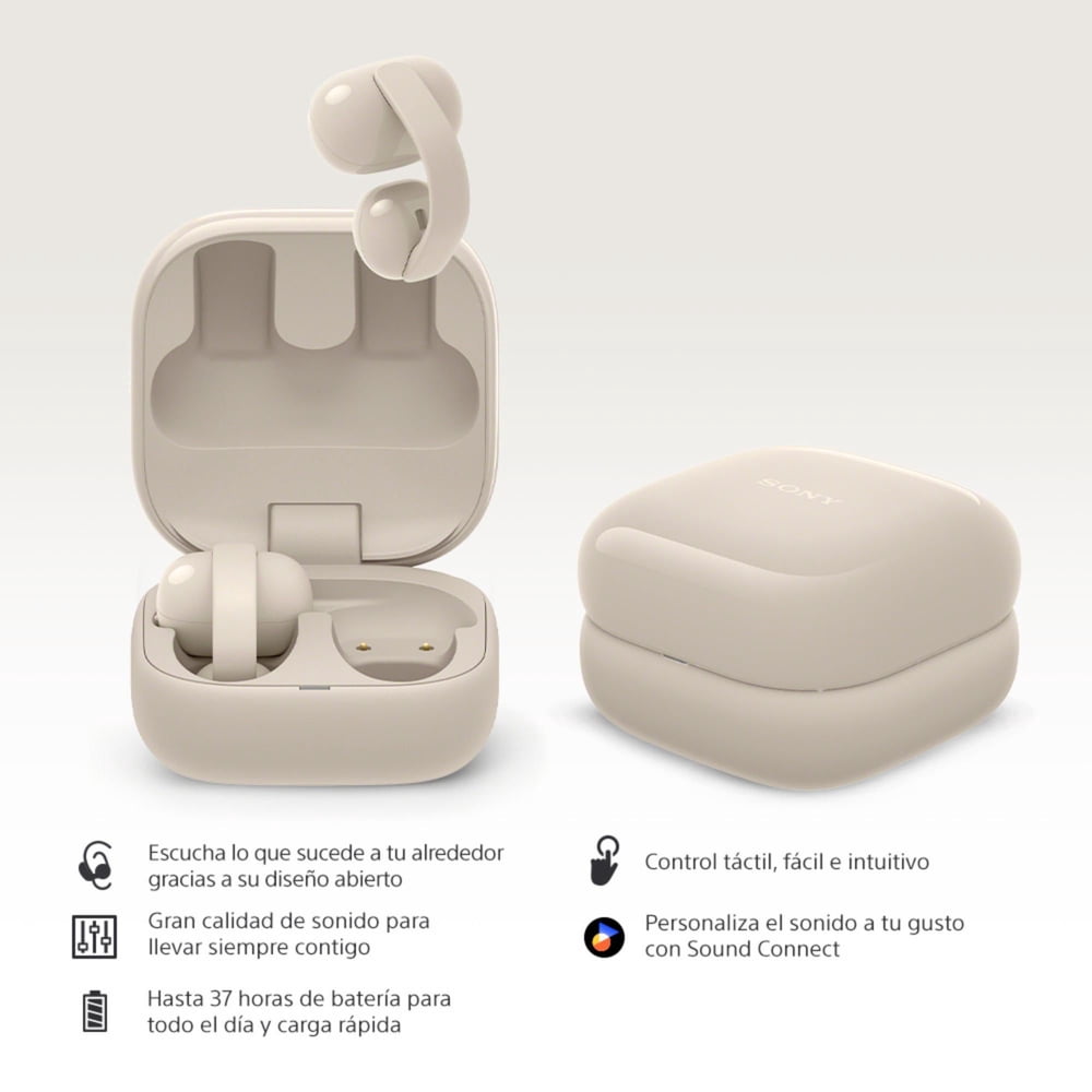 Sony LinkBuds Clip WF-LC900 Crema, foto 6