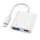 thumbnail image 1 of Adaptador Lightning Obcxin USB3 OTG+Carga Certificado MFi, 1 of 8