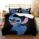 thumbnail image 1 of x1515 Bed SheetsStitch Anime Cartoon Duvet Cover Set HD Comforter Cover for Kids Bedding Sets Bedclothes Bedroom Decor 3-Piece Bedding Set (1 Duvet Cover + 2 Pillow Shams) nj1515, 1 of 5