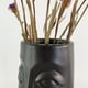 thumbnail image 2 of Florero caras negro, 2 of 3