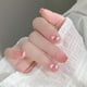 thumbnail image 1 of 24 pcs Glossy Pink Cloudy Press On Nails - Easy to Apply and Remove False Nails for Women, 1 of 2