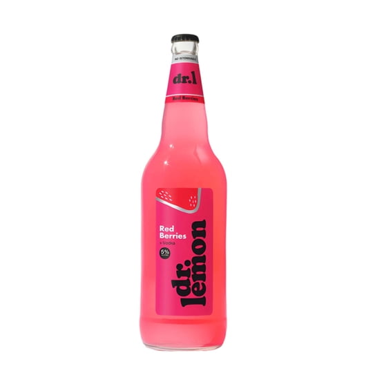 Vodka Red Berries 5° Botella 1 L Dr. Lemon