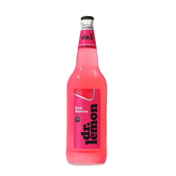 Vodka Red Berries 5° Botella, 1 L