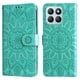 thumbnail image 1 of Funda tipo cartera FOXDOCK para Honor X8B , diseño girasol en relieve, cuero PU, cierre magnético, soporte y tarjetero, 1 of 5
