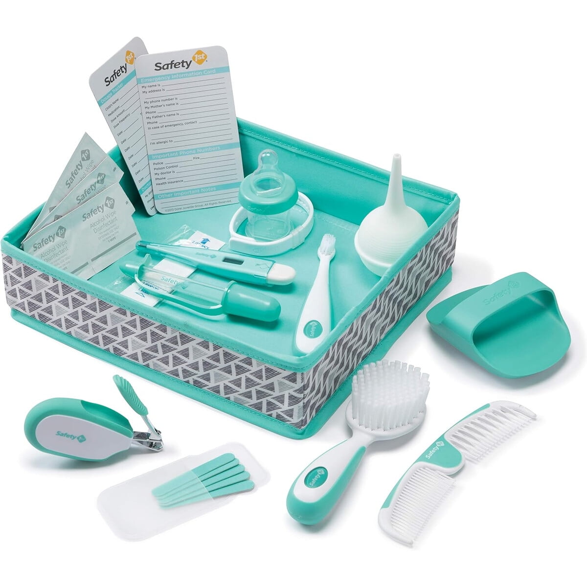 Set Cuidado Beba Safety 1st Pyramids Aqua 30 Piezas Unisex