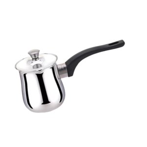 Magideal - Cafetera Turca, Calentador De Leche Para Cocinas De Inducción, Cafetera Portátil De Acero Inoxidable Para El Hogar, Viajes, Oficina, Cocina 360Ml