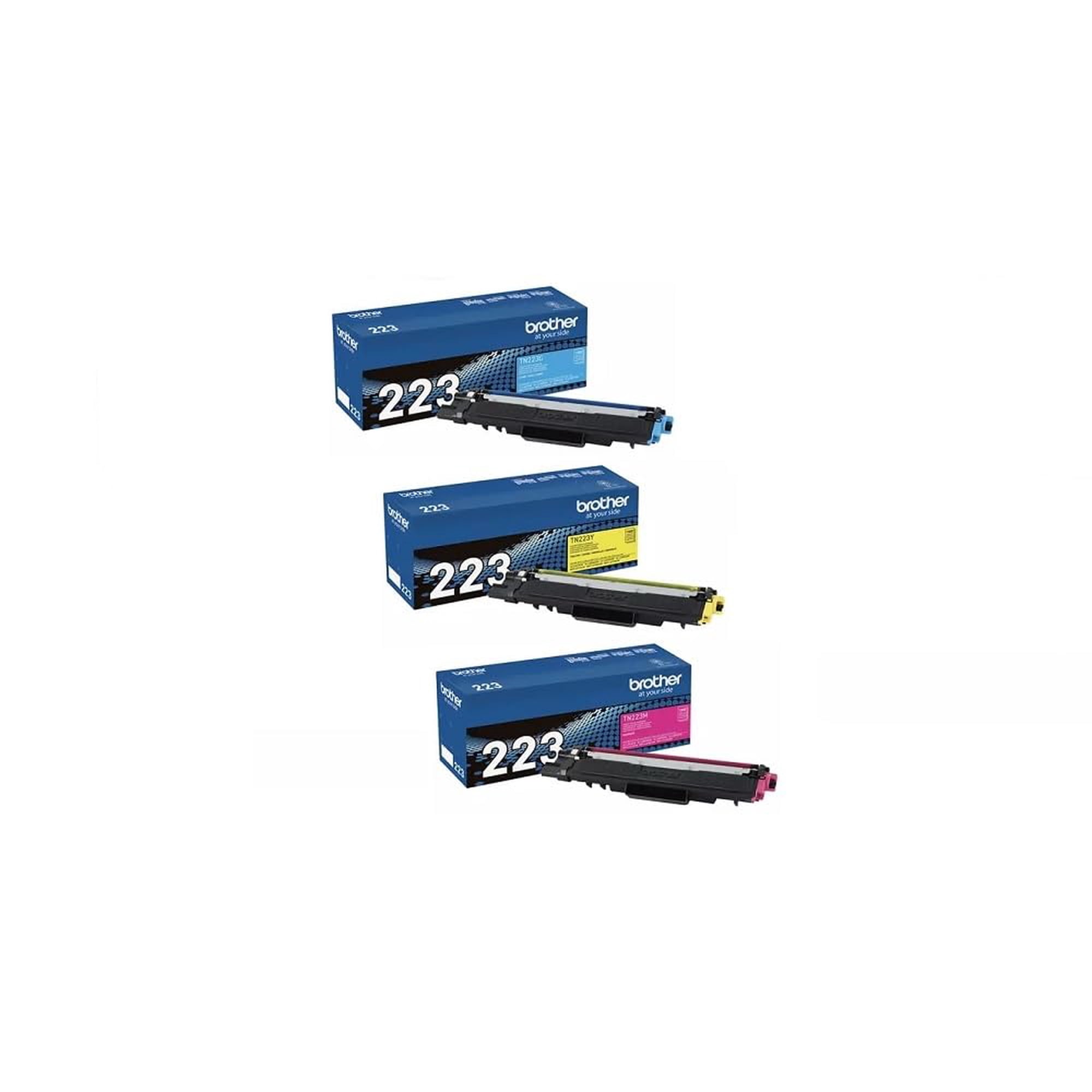 Set De Cartuchos De Tóner Brother Tn223c Tn223m Tn223y Cian Magenta Amarillo