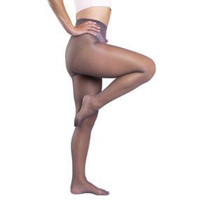 Ingesa - Panty Elasticada 20 Denier L-Xl Plata