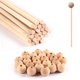 thumbnail image 1 of Varillas de Madera Zxmissu 30 cm 1/4" + Tapas – Pack de 25, 1 of 7