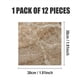 thumbnail image 1 of 12pcs Brown Wallpaper, Marble Pattern, Crystal Thickened Tile Stickers, Moisture-proof, Waterproof, Scratch-resistant, Self-adhesive, Removable Wallpaper , ForHome Decor Wall Stickers, 1 of 3