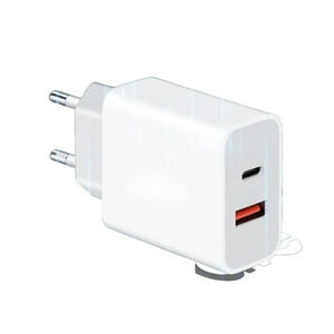 Genérico - Set 2 Cargador Adaptador Usb-A Usb-C Carga Rapida Lau