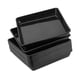 thumbnail image 4 of 10 Uds. Platillos para plantas, bandejas para plantas cuadradas, bandejas para macetas, platillos para balcón, jardín, interior, exterior, alféizar de Negro, 4 of 5