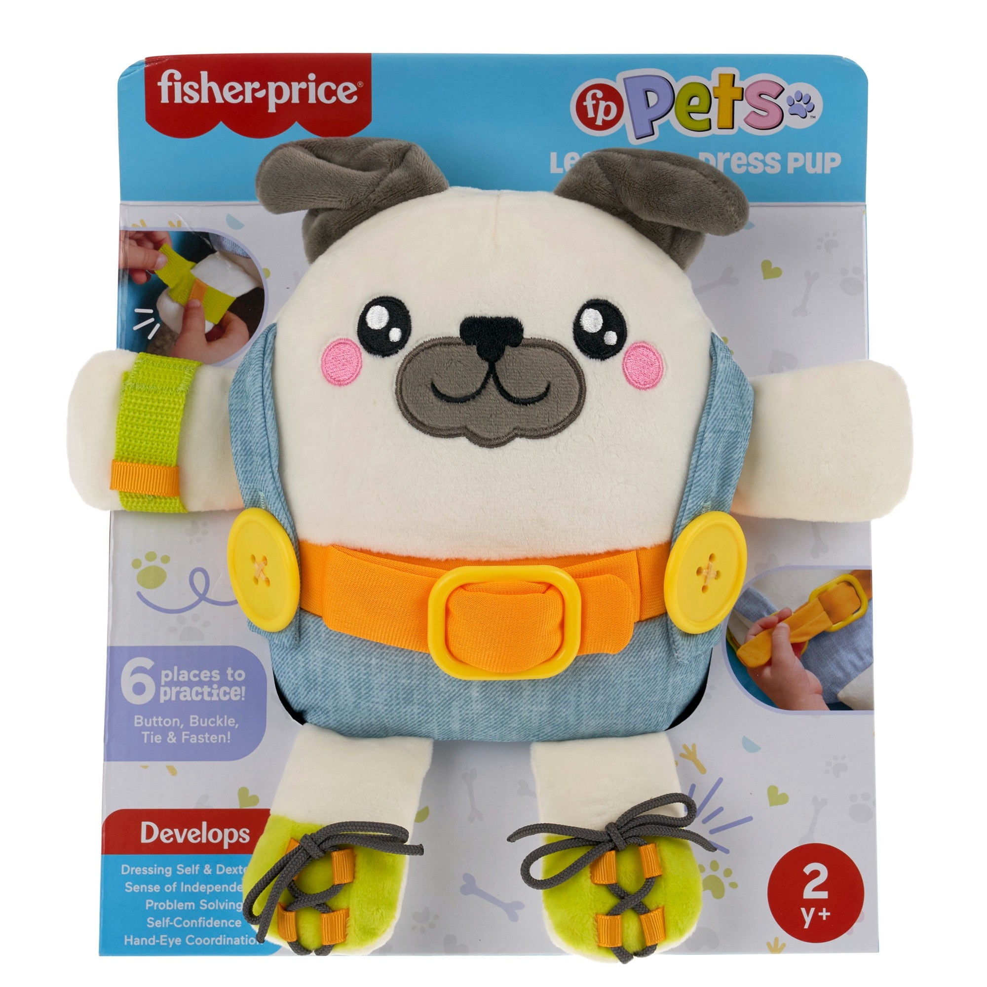 Peluche Pug Hora De Vestirse Fisher-Price